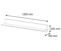Étagère Murale AURA 120x16x20 -VIDAXL || BeCo || Emma Soldes 055222cf27b5482292ffe3c90d2efa11