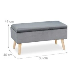 Banc En Velours Avec Espace De Rangement -VIDAXL || BeCo || Emma Soldes 06a511ad13f045c4becc517f07cbdfb6