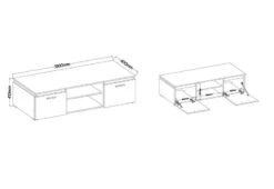 FURNIX Meuble Mural FERCI 300 -VIDAXL || BeCo || Emma Soldes 073b128c0d7f4c41b62cd94f2bfa446c