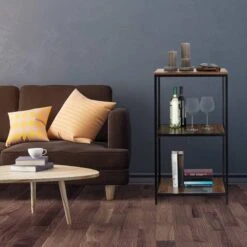 Étagère Sur Pieds Carrée à 3 étages -VIDAXL || BeCo || Emma Soldes 08f0d7ebad1044b9854d5ab83e3a2ea1