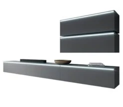 FURNIX Ensemble Meubles Bargo V Avec LED -VIDAXL || BeCo || Emma Soldes 0a5044664d0247dcbdc01149bb04f05d