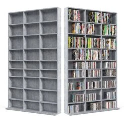 Étagère à CD Jukebox 178cm Blanc -VIDAXL || BeCo || Emma Soldes 0bb1a1b54826489caba56695fcb401fd
