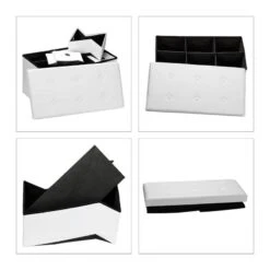 Banc De Rangement Tabouret Coffre -VIDAXL || BeCo || Emma Soldes 0c55803c315846a8b9867a40e0559614