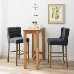 Chaise De Bar Nola -VIDAXL || BeCo || Emma Soldes 1000008130 210301 11225600001 MOOD DETAILS P000000001000008130 mood