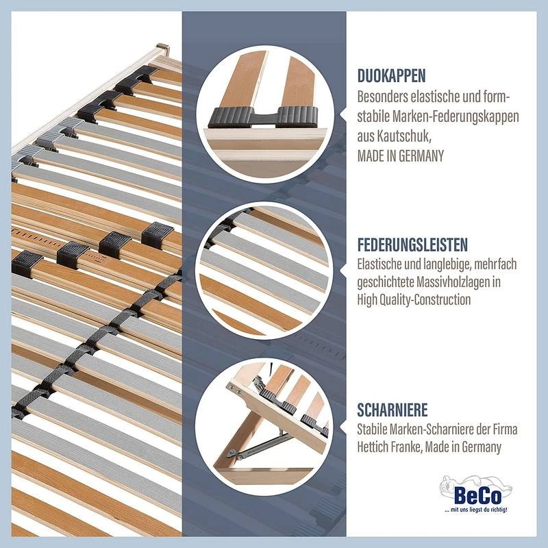 BeCo Sommier à Lattes MEDISTAR KF 6 BeCo Sommier à Lattes MEDISTAR KF – Image 4