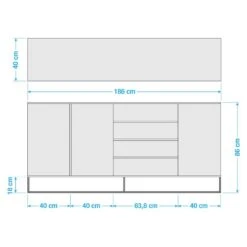 Buffet Zaddy I -VIDAXL || BeCo || Emma Soldes 1000134689 190925 15560700003 SKETCH DETAILS P000000001000134689 sketch