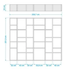 Bibliothèque Emporior IV -VIDAXL || BeCo || Emma Soldes 1000167456 190507 15565300005 GALLERYIMAGES P000000001000167456