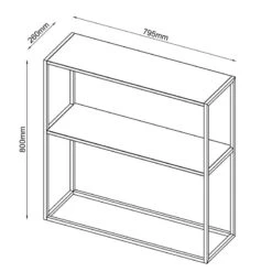 Étagère Cascavel -VIDAXL || BeCo || Emma Soldes 1000174097 190524 15511600044 GALLERYIMAGES P000000001000174097