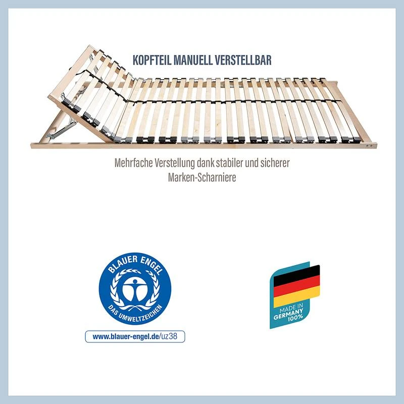 BeCo Sommier à Lattes Easy Star (réglable) 6 BeCo Sommier à Lattes Easy Star (réglable) – Image 4