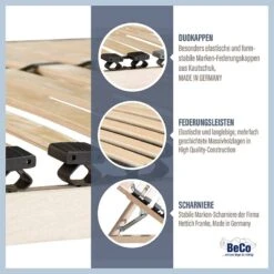 BeCo Sommier à Lattes Easy Star (réglable) 15 BeCo Sommier à Lattes Easy Star (réglable) -VIDAXL || BeCo || Emma Soldes 1000175647 230921 070 DETAILS P000000001000175647