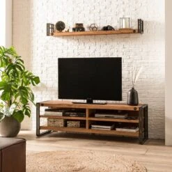 Étagère Murale MANCHESTER Avec Barres -VIDAXL || BeCo || Emma Soldes 1000176685 200320 14035700001 MOOD DETAILS P000000001000176685 mood