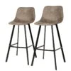 Chaises De Bar Luhi (lot De 2) -VIDAXL || BeCo || Emma Soldes 1000176732 190614 12072700181 IMAGE P000000001000176732