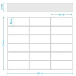 Bibliothèque Empire -VIDAXL || BeCo || Emma Soldes 1000188192 190925 11273400013 SKETCH DETAILS P000000001000188192 sketch