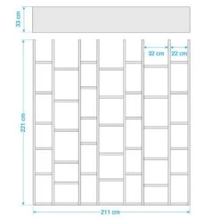 Bibliothèque Emporior II -VIDAXL || BeCo || Emma Soldes 1000194597 191118 17045500014 SKETCH DETAILS P000000001000194597 sketch