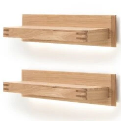 Tablettes Murales Salvo I (lot De 2) -VIDAXL || BeCo || Emma Soldes 1000207369 200317 14301600177 DETAILS P000000001000207369