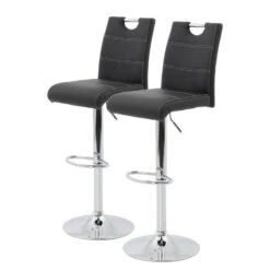 Chaises De Bar Malte (lot De 2) -VIDAXL || BeCo || Emma Soldes 1000218724 200714 11154900035 IMAGE P000000001000218724
