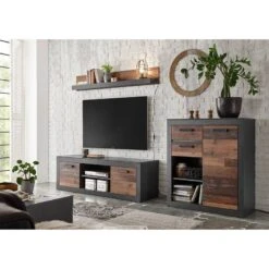 Ensemble Meubles TV Buzan II (3 élém.) -VIDAXL || BeCo || Emma Soldes 1000223926 200828 15501300163 MOOD DETAILS P000000001000223926 mood