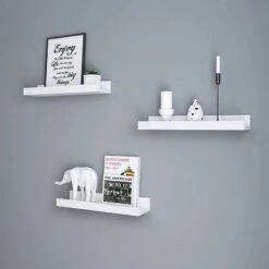 Étagères Murales Stains I (lot De 3) -VIDAXL || BeCo || Emma Soldes 1000229715 201104 13574800070 MOOD DETAILS P000000001000229715 mood