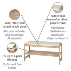 Wenko Banc D’entrée Acina -VIDAXL || BeCo || Emma Soldes 1000260940 210423 13334700115 DETAILS P000000001000260940