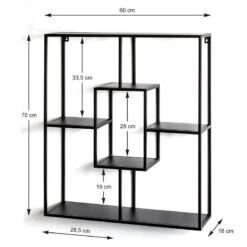 Étagère Murale Kalba -VIDAXL || BeCo || Emma Soldes 1000267396 210518 16033200048 SKETCH DETAILS P000000001000267396 sketch