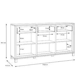Buffet Egan II 14 Buffet Egan II -VIDAXL || BeCo || Emma Soldes 1000270221 210609 06154100077 SKETCH DETAILS P000000001000270221 sketch