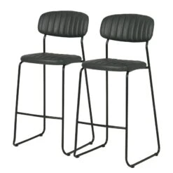Tabourets De Bar Stenay - Lot De 2