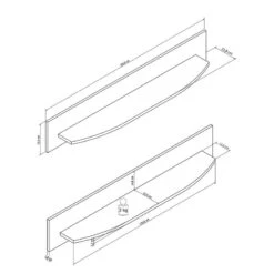 Ensemble Meubles TV Intento III (3 él.) -VIDAXL || BeCo || Emma Soldes 1000288375 210827 16503100001 SKETCH DETAILS P000000001000288375 sketch