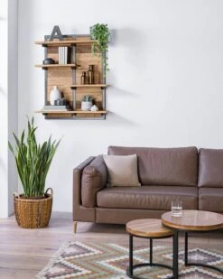 Étagère Murale TAMATI Avec 4 Tablettes -VIDAXL || BeCo || Emma Soldes 1000291187 230607 020 MOOD DETAILS P000000001000291187 mood