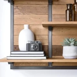 Étagère Murale TAMATI Avec 4 Tablettes -VIDAXL || BeCo || Emma Soldes 1000291187 230607 030 DETAILS P000000001000291187