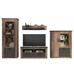 Ensemble Meubles TV Georgia (4 éléments) -VIDAXL || BeCo || Emma Soldes 1000300851 211015 12543600081 DETAILS P000000001000300851