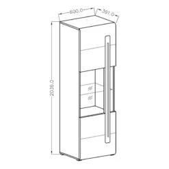 Ensemble Meubles TV Tyfta II (4 élém.) -VIDAXL || BeCo || Emma Soldes 1000327455 220125 134133000500 SKETCH DETAILS P000000001000327455 sketch