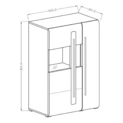 Ensemble Meubles TV Tyfta II (4 élém.) -VIDAXL || BeCo || Emma Soldes 1000327456 220125 134134000502 SKETCH DETAILS P000000001000327456 sketch