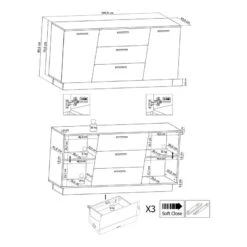 Buffet Reedley -VIDAXL || BeCo || Emma Soldes 1000340455 220322 500 SKETCH DETAILS P000000001000340455 sketch