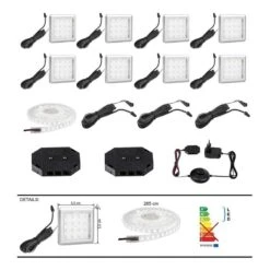 Ensemble Meubles TV Bylas (4 éléments) -VIDAXL || BeCo || Emma Soldes 1000340457 220406 030 DETAILS P000000001000340457