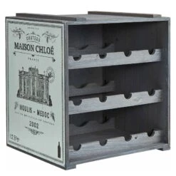 Range-bouteilles VINOTHEK -VIDAXL || BeCo || Emma Soldes 1000343935 220406 010 IMAGE P000000001000343935