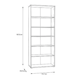 Étagères De Bureau Wisla -VIDAXL || BeCo || Emma Soldes 1000348125 220505 500 SKETCH DETAILS P000000001000348125 sketch