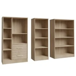 Étagères Wardell (3 éléments) -VIDAXL || BeCo || Emma Soldes 1000348162 220505 030 DETAILS P000000001000348162