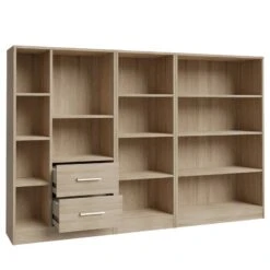 Étagères Wardell (3 éléments) -VIDAXL || BeCo || Emma Soldes 1000348162 220505 033 DETAILS P000000001000348162