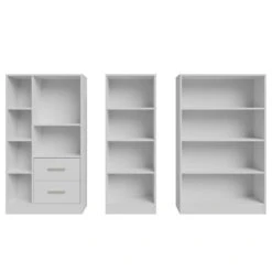 Étagères Wardell (3 éléments) -VIDAXL || BeCo || Emma Soldes 1000348164 220505 031 DETAILS P000000001000348164