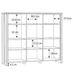 Étagères De Bureau Clifford 17 Étagères De Bureau Clifford -VIDAXL || BeCo || Emma Soldes 1000348167 220505 501 SKETCH DETAILS P000000001000348167 sketch