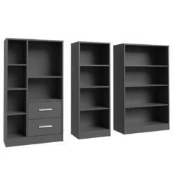 Étagères Wardell (3 éléments) -VIDAXL || BeCo || Emma Soldes 1000348170 220505 010 IMAGE P000000001000348170