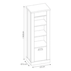 Étagère Shutter -VIDAXL || BeCo || Emma Soldes 1000348689 220505 500 SKETCH DETAILS P000000001000348689 sketch
