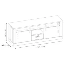 Ensemble Meubles TV Shutter IV (4 élém.) -VIDAXL || BeCo || Emma Soldes 1000348725 220505 501 SKETCH DETAILS P000000001000348725 sketch