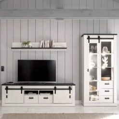 Ensemble Meubles TV Shutter V (3 élém.) -VIDAXL || BeCo || Emma Soldes 1000348733 220505 011 MOOD IMAGE P000000001000348733 mood