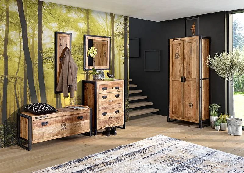 Banc En Bois Massif Iron 4 Banc En Bois Massif Iron – Image 2