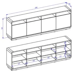 Buffet Kaditz I 15 Buffet Kaditz I -VIDAXL || BeCo || Emma Soldes 1000371258 230124 500 SKETCH DETAILS P000000001000371258 sketch