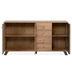 Buffet 3 Portes Et 4 Tiroirs - L160 Cm -VIDAXL || BeCo || Emma Soldes 1000373924 230215 032 DETAILS P000000001000373924