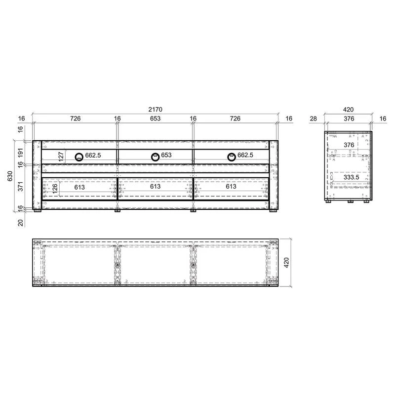 Ensemble Meubles TV Hillbrook - 2 élém. 8 Ensemble Meubles TV Hillbrook - 2 élém. – Image 6