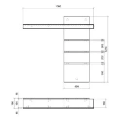 Ensemble Meubles TV Hillbrook - 2 élém. 15 Ensemble Meubles TV Hillbrook - 2 élém. -VIDAXL || BeCo || Emma Soldes 1000379954 230328 501 SKETCH DETAILS P000000001000379954 sketch