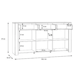 Enfilade Vassia 166 Cm 29 Enfilade Vassia 166 Cm -VIDAXL || BeCo || Emma Soldes 1000399711 230801 500 SKETCH DETAILS P000000001000399711 sketch